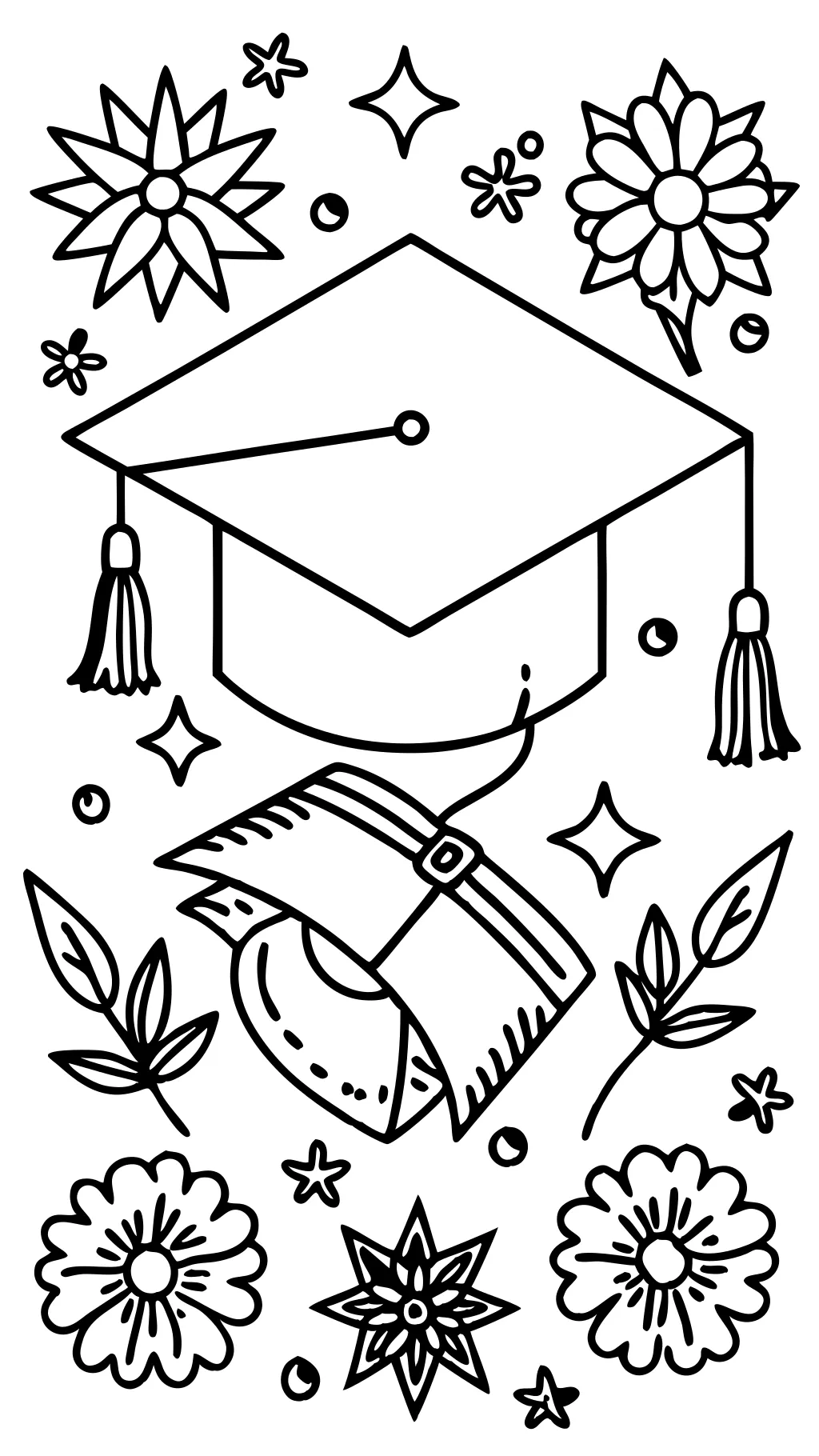 coloring pages of graduation